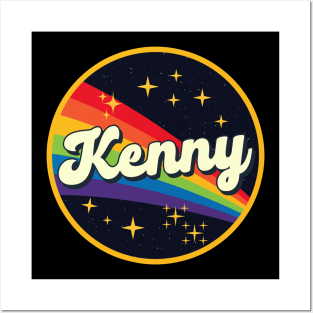 Kenny // Rainbow In Space Vintage Style Posters and Art